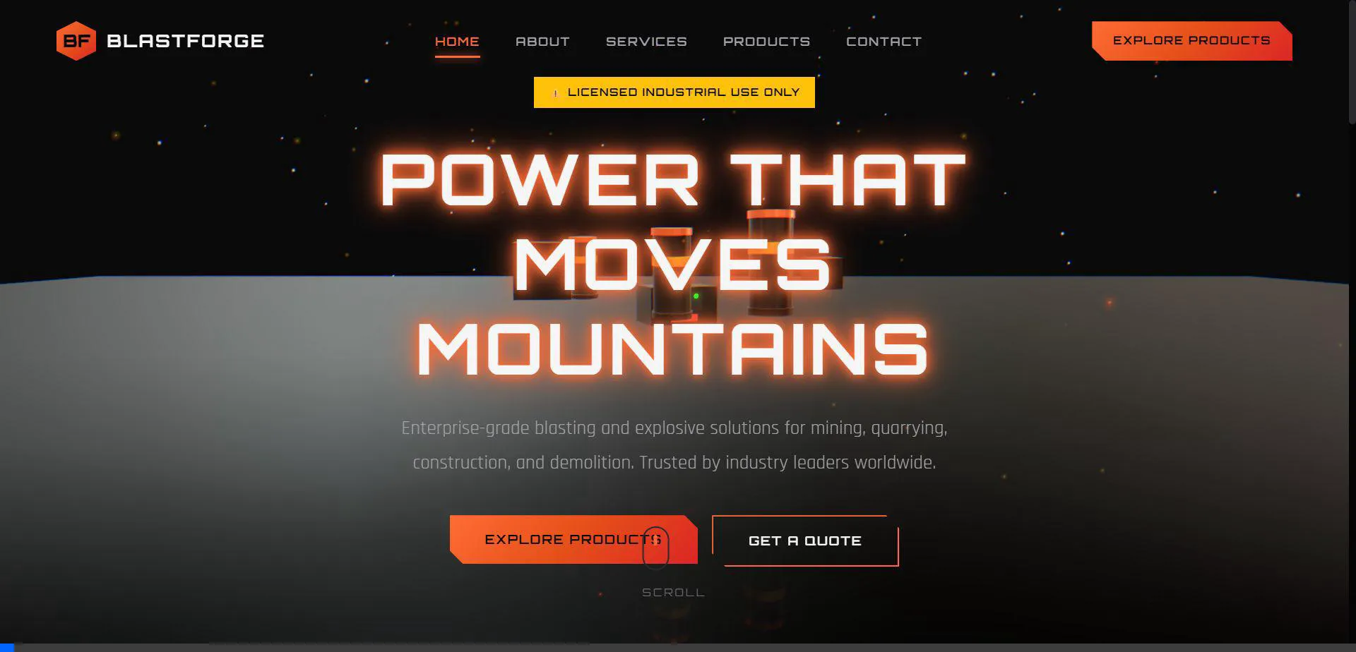 BlastForge Industries Project Preview